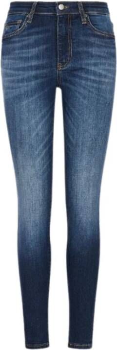 Armani Exchange Klassieke Denim Jeans Blauw Dames