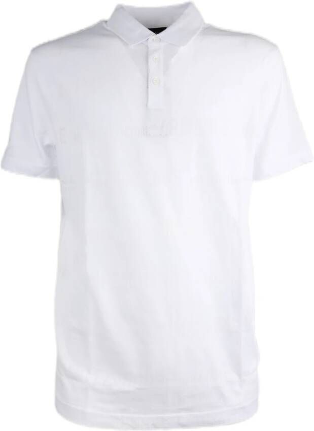 Armani Exchange Klassieke Polo Shirt White Heren