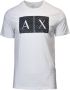 Armani Exchange Stijlvolle Heren T-Shirt Collectie White Heren - Thumbnail 1