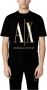 Armani Exchange Casual Heren T-shirt Lente Zomer Collectie Black Heren - Thumbnail 2