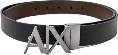 Armani Exchange Elegante lederen riem Herfst Winter collectie Black Heren - Foto 7