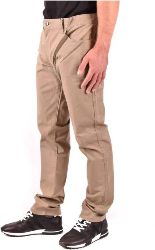 Armani Exchange Stijlvolle Straight Beige Broek Beige Heren