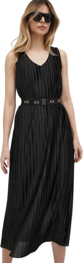Armani Exchange Occasion Dresses Zwart Dames