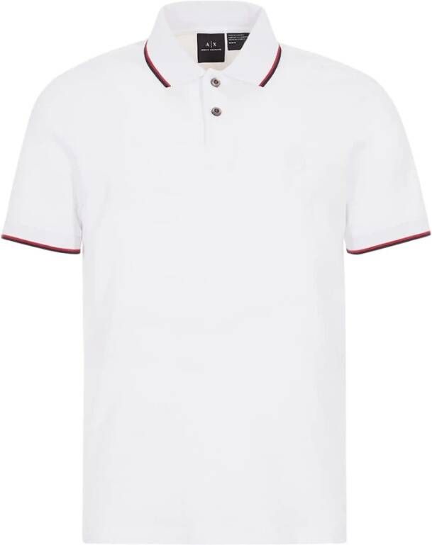 Armani Exchange T-Shirt Polo 8Nzf75 Z8M5Z White Heren