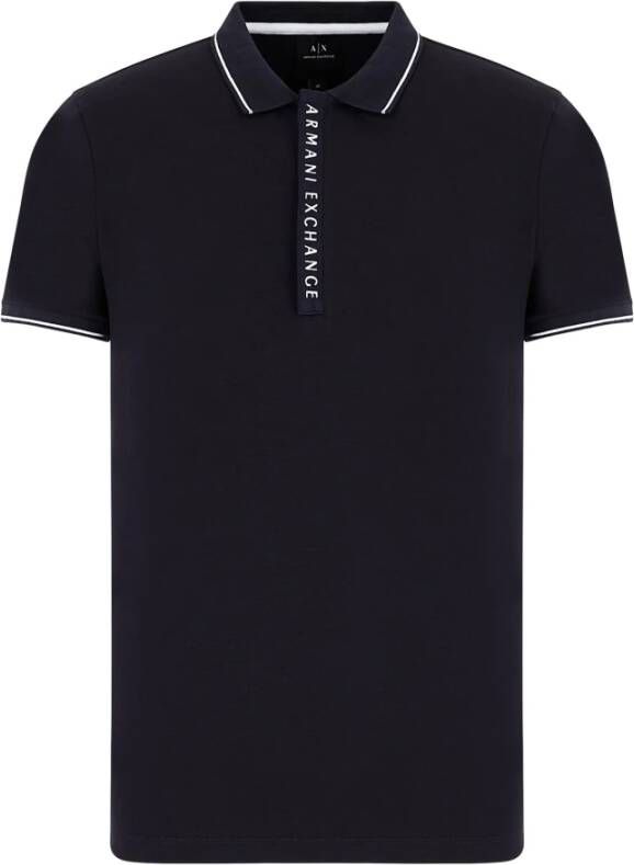 Armani Exchange Poloshirt met contraststrepen