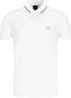 Armani Exchange Polo Logo TShirt Stretch Katoen Korte Mouw White Heren - Thumbnail 4