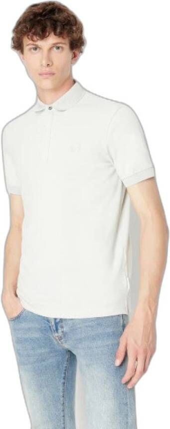 Armani Exchange Polo Shirt White Heren