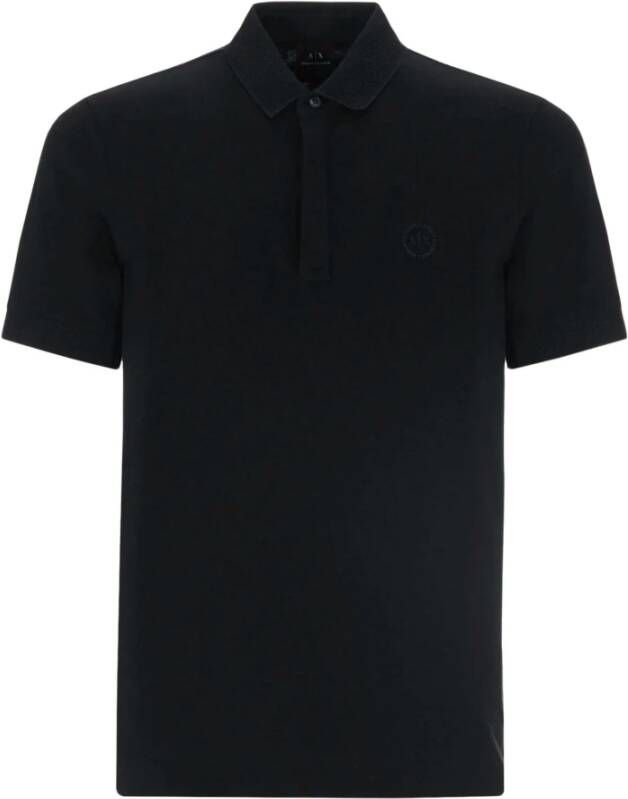 Armani Exchange Polo Zwart 8Nzf91 Zj81Z 1200 Zwart Heren - Foto 3