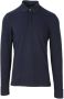 Armani Exchange Blauwe Polo met Lange Mouwen voor Heren Blue Heren - Thumbnail 2