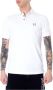 Armani Exchange Witte Polo met Knoopsluiting White Heren - Thumbnail 1