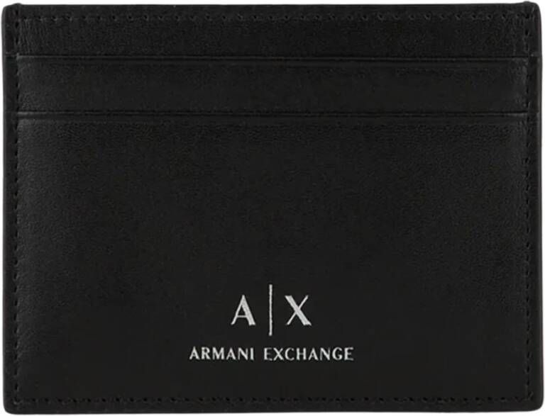 Armani Exchange Leren Portemonnee voor Heren met Binnencompartimenten Black Heren - Foto 3