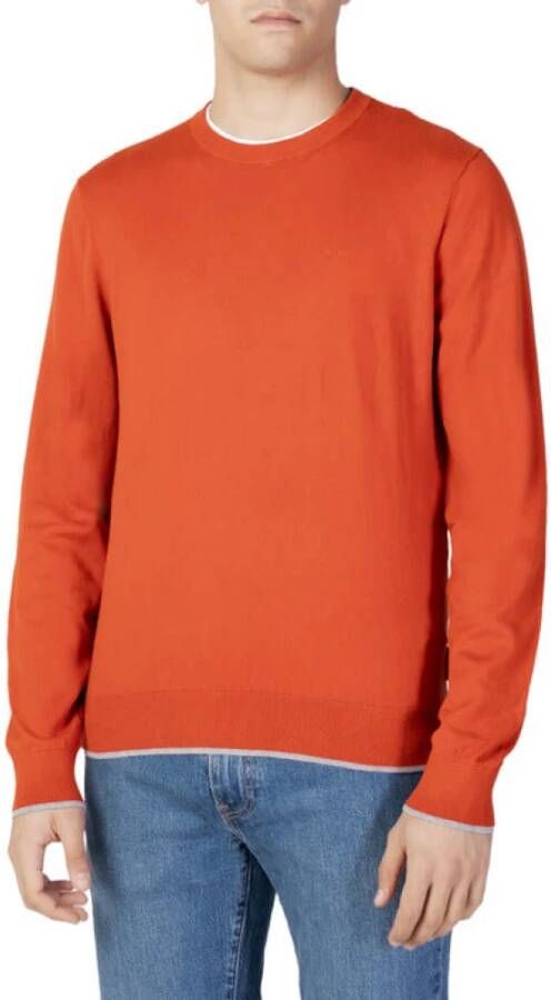 Armani Exchange Heren Trui Pullover Herfst Winter Collectie Orange Heren