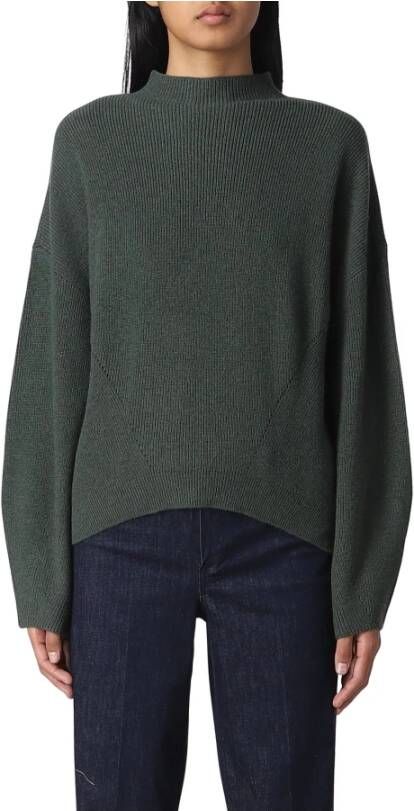 Emporio Armani Sweaters Blauw en Groen Green Dames