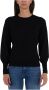 Armani Exchange Round-neck Knitwear Black Dames - Thumbnail 1