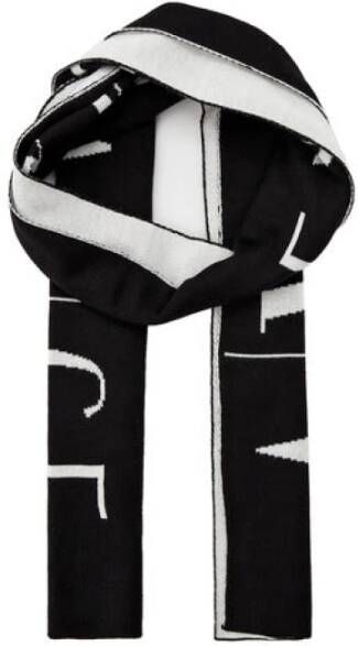 Armani Exchange Stijlvolle Sjaal voor Mannen en Vrouwen Black Dames
