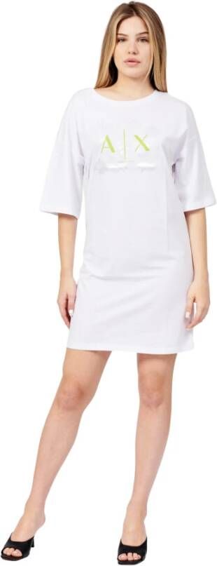 Armani Exchange Short Dresses White Dames