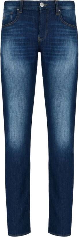 Armani Exchange Slim Fit Comfort Denim Jeans Blauw Heren
