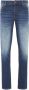 Armani Exchange Slim Fit Hoge Taille Blauwe Denim Jeans Blauw Heren - Thumbnail 1