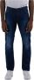 Armani Exchange Blauwe effen jeans met ritssluiting en knoopsluiting Blue Heren - Thumbnail 7
