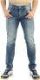 Armani Exchange Slim Fit Versleten Jeans Blauw Heren - Thumbnail 1
