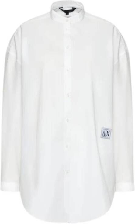 Armani Exchange Stijlvol Overhemd White Dames