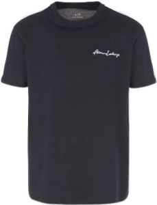 Armani Exchange Stijlvolle T-shirt Blauw Heren