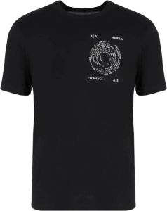 Armani Exchange Stijlvolle T-shirt Zwart Heren