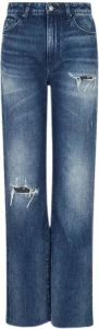 Armani Exchange Straight Jeans Blauw Dames