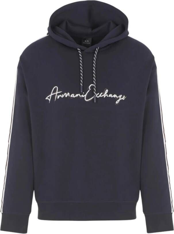 Armani Exchange Sweater Stijlvol en Comfortabel Blauw Heren