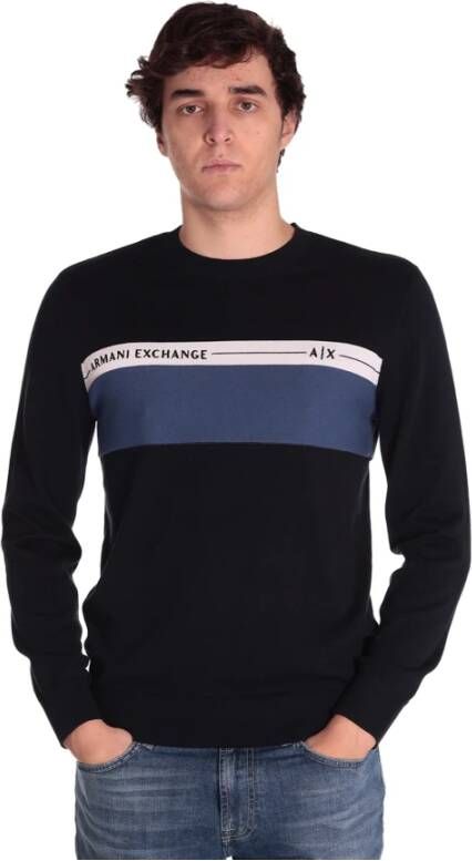Armani Exchange Sweatshirt Blauw Heren