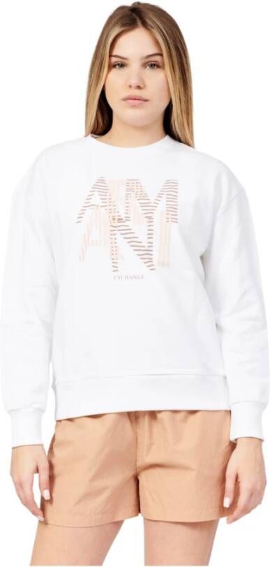 Armani Exchange Sweatshirts Wit Dames
