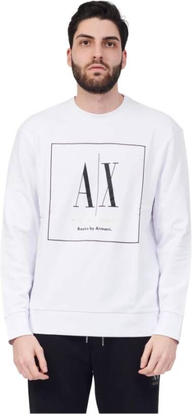 Armani Exchange Sweatshirt White Heren