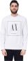 Armani Exchange Sweatshirt White Heren - Thumbnail 1