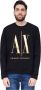 Armani Exchange Sweatshirt met labelstitching met statement - Thumbnail 2
