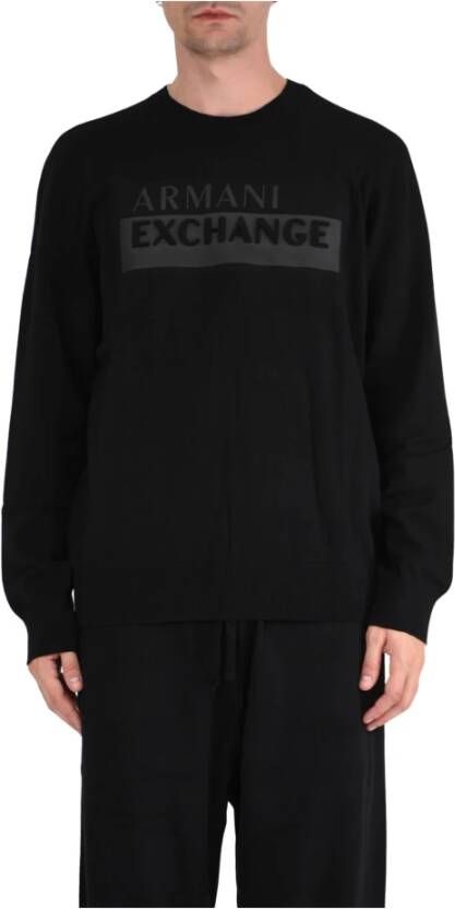 Armani Exchange Sweatshirt Zwart Heren