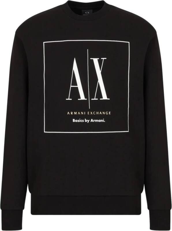 Armani Exchange Sweatshirt Zwart Heren