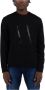 Armani Exchange Zwarte Sweater met Logo Borduurwerk Black Heren - Thumbnail 5