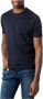 Armani Exchange Blauw Effen Korte Mouw T-shirt Blue Heren - Thumbnail 3