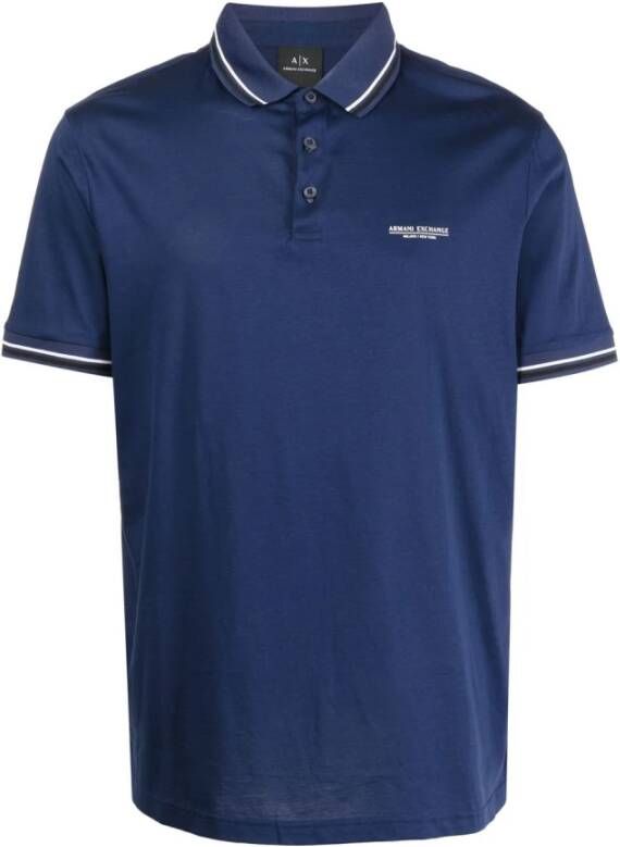 Armani Exchange t-shirt Blauw Heren
