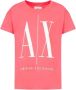 Armani Exchange Klassieke Stijl T-Shirt Diverse Kleuren Pink Dames - Thumbnail 1
