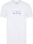 Armani Exchange Klassieke Stijl T-Shirt Diverse Kleuren White Heren - Thumbnail 4