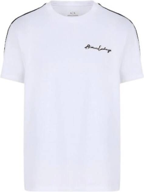 Armani Exchange Stijlvolle T-shirt White Heren