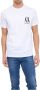 Armani Exchange Short Sleeve Shirts White Heren - Thumbnail 1