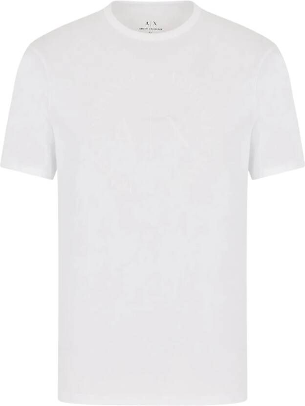 Armani Exchange Stijlvol T-shirt voor mannen White Heren