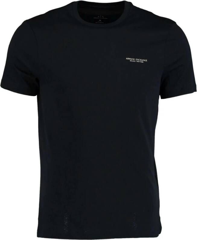 Armani Exchange Stijlvol T-shirt uit Herfst Winter Collectie Black Heren