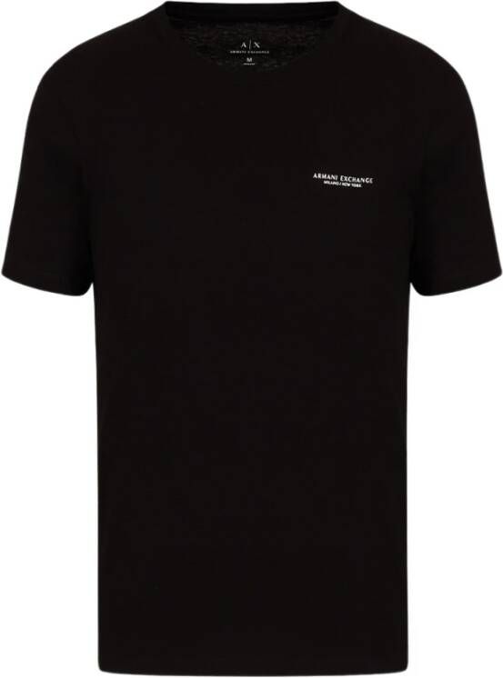 Armani Exchange Stijlvol T-shirt uit Herfst Winter Collectie Black Heren