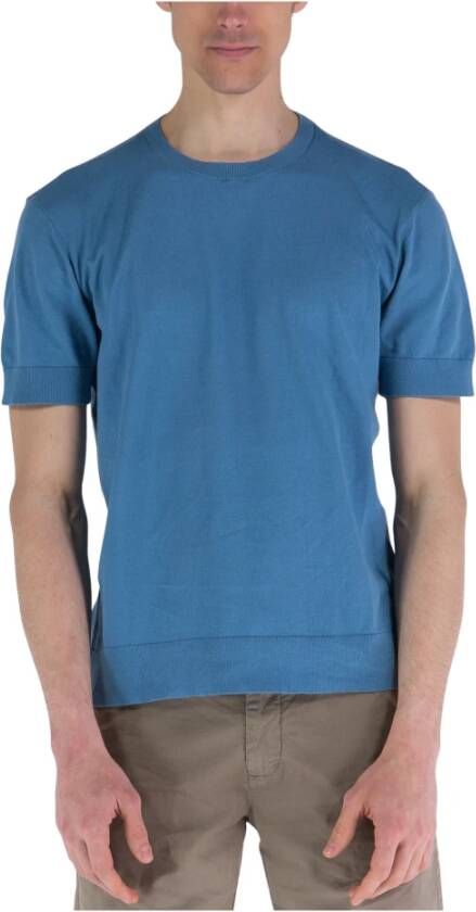 Armani Exchange Basis T-Shirt Blauw Heren