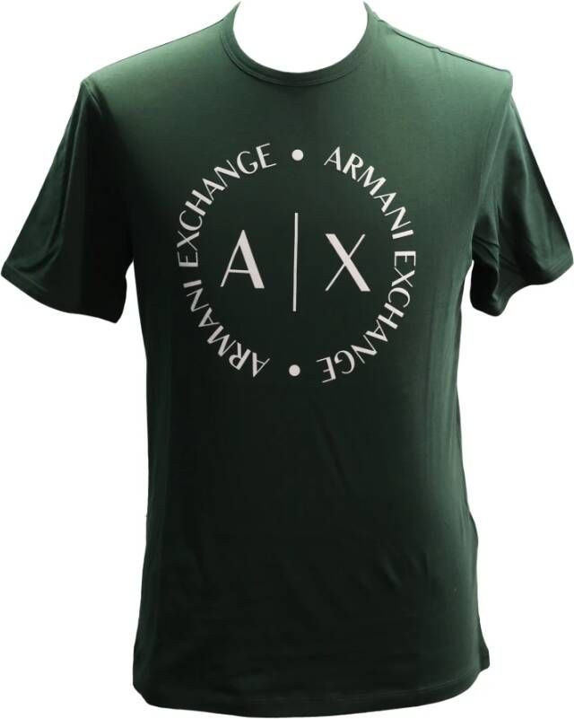Armani Exchange T-Shirts Groen Heren