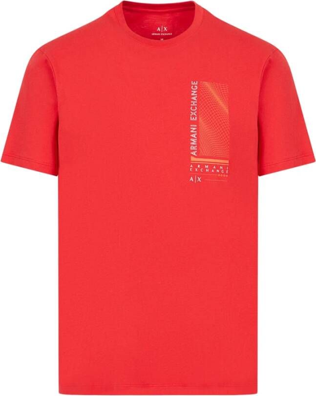 Armani Exchange T-Shirts Oranje Heren