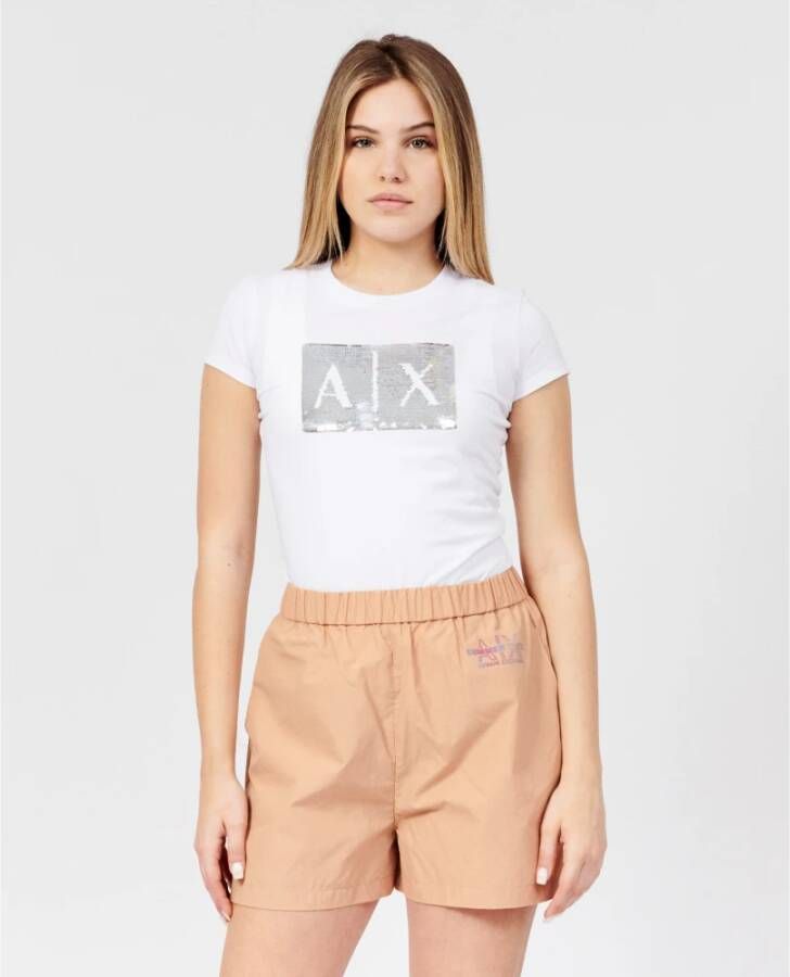 Armani Exchange T-Shirts Wit Dames